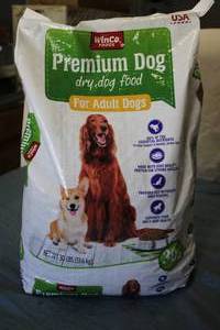 30lb Bag of Premium Dog Food For Ad...
