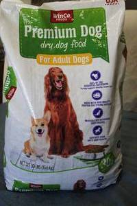 30lb Bag of Premium Dog Food For Ad...