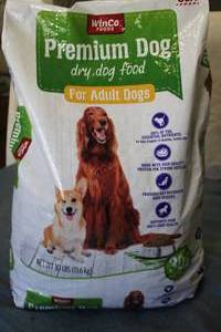 30lb Bag of Premium Dog Food For Ad...