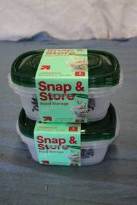 Snap & Store 3 count food storage c...