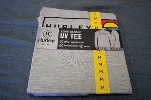 HURLEY LING SLEEVE UV TEE MENS SIZE...