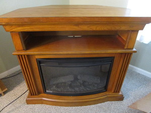 Electric Fire Place with manual, re...