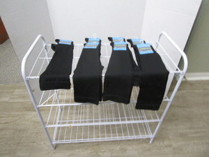 4-tiered shoe rack 24� h x 23 ��...