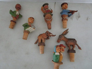German Wooden bottle stoppers with ...