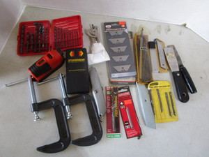 Hardware � c-clamps, level, stud f...