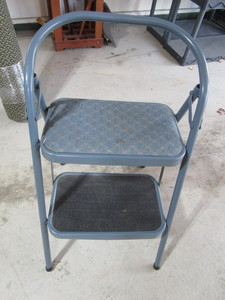 Blue step stool � 1 step with seat...