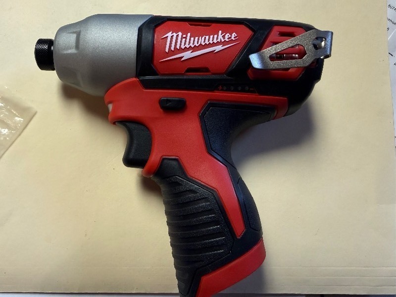 Brand New-Milwaukee M12 Cordless Lithium-Ion 14 Hex Impact Driver (Model 2462-20).