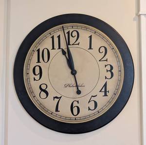 ML - Philadelphia Wall Clock - 24 in Diameter
