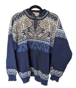 UB - Dale of Norway Wool Sweater - Nordic Knit Pattern - Size M