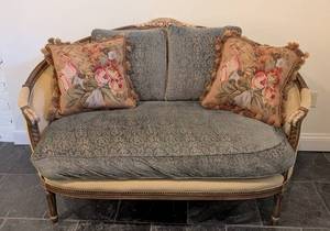 LL - Harden Furniture Carved Wood Loveseat