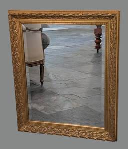 LL - Bombay Company Gold Wall Mirror - Ornate Frame