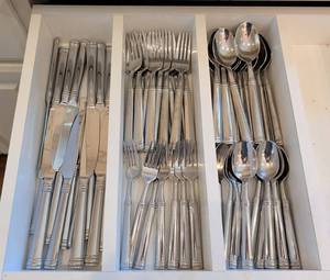 ML - Cambridge Tuscany Stainless Steel Flatware Set - 64-Piece