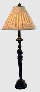 Table Lamp with Sculpted Female Figurine Base - Vintage Style