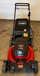 G - Toro 60V Flex-Force Recycler Lawn Mower with Two Lithium Battery Packs