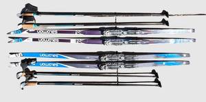Salomon RS7 Nordic Skis - 174 cm w Prolink Bindings - 2 Pair Set