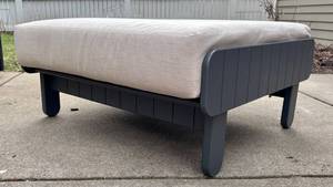 G - LOL Designs Ottoman Base with Casual Cushion Corp Cushion