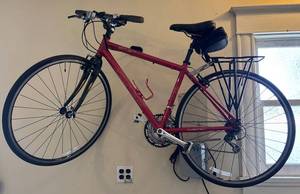 G - Specialized Sirrus Expert Hybrid Bike - 3x7 Drivetrain, 26.5in Wheels, Rear Rack