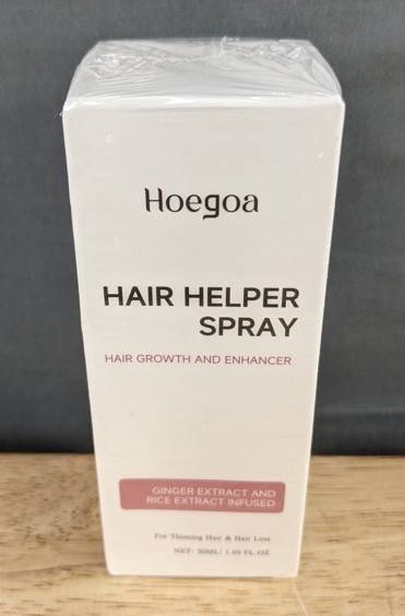 Hooga Hair Helper Spray 50 mL  1.69 fl oz - Brand New