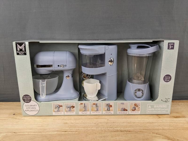 Members Mark Gourmet Kitchen Appliances Toy Set - Brand New