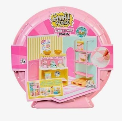 MGAs Mini Verse Make It Mini Spaces Ice Cream Playset - Brand New