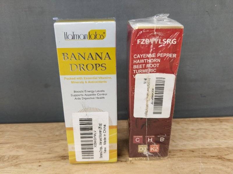 Hatman Labs Banana Drops & FZBYYLSRG Beet Root Dietary Supplement - Brand New