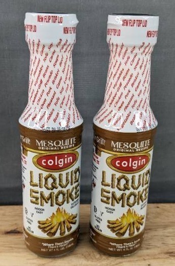 Colgin Hickory & Mesquite Liquid Smoke, 2 Total, 4 oz each - Brand New N