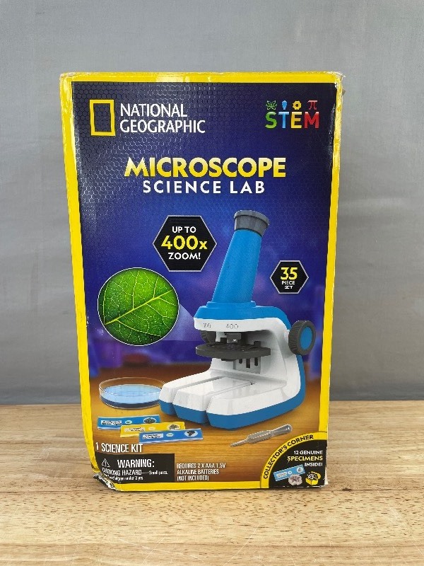 National Geographic Microscope Science Lab - 35 Piece Set - Brand New