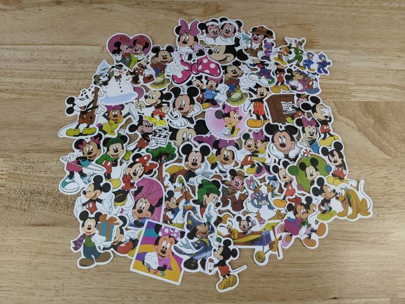 50 Mickey Mouse and Friends Stickers - Brand New