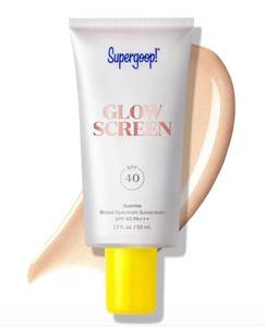 2 Supergoop Glow Screen SPF 40 Broad Spectrum Sunscreen Retail $38 Each - Brand New