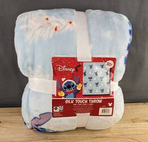 Disney Stitch Silk Touch Throw Blanket 60 x 70 - Brand New