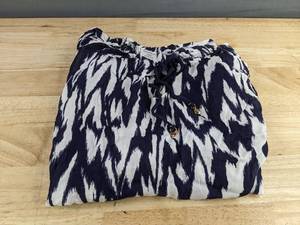 Anne Cole Womens XS Blouse - Blue & White - Brand New