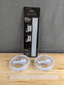 CamelBak Bottle Bite Valves & Straws with 2 Tumbler Straw Lids - Brand New