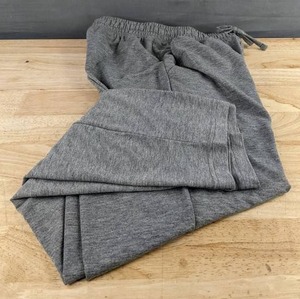 Cuddl Duds Mens Elastic Waist Gray Drawstring Pants - Small - Brand New
