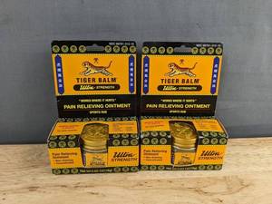 Tiger Balm Ultra Strength Pain Relieving Ointment - 2 Total - Brand New