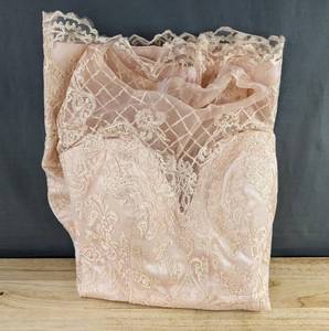 Lace Formal Pink Dress - Size 14 - Brand New