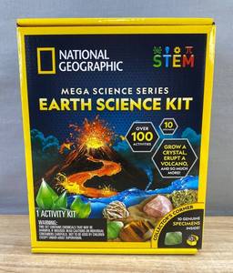 National Geographic Mega Science Series Earth Science Kit - Brand New