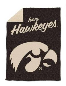 Iowa Hawkeyes NCAA Luxe Dreams Throw 60 x 80 Blanket - Brand New