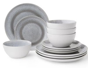 Members Mark 12-Piece Artisan Dinnerware Set - Brand New