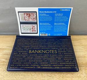 Leuchtturm Route Banknotes 210 Pocket Album for Large Banknotes - Brand New