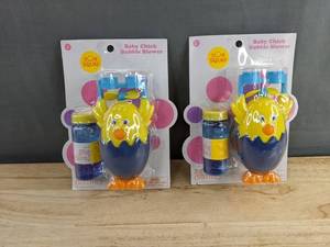 2 Sun Squad Baby Chick Bubble Blowers - Brand New