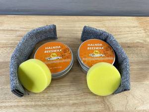 2 Halnda Beeswax Wood Furniture Polishing Kits - Brand New