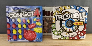 Clue, Hasbro Connect 4, & Trouble Board Games - New