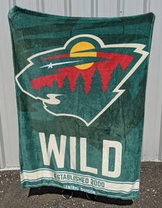 Minnesota Wild NHL Throw Blanket - 47 x 66 Inches - New