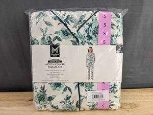 Members Mark Dream Mark Notch Collar Pajama Set - Size Womens Small - Brand New