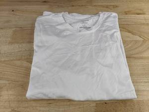 Members Mark Ladies White Crewneck Short Sleeve Tee Size XL - Brand New