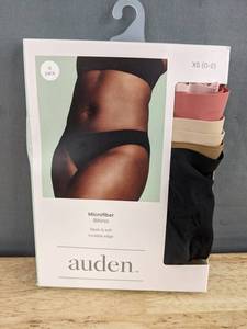 6 Auden Microfiber Bikini Underwear Womens Size XS (0-2) - Brand New
