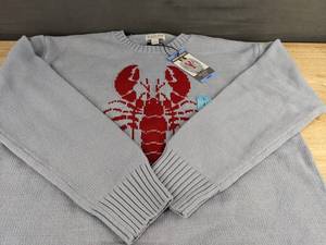 Mighty Fine Womens Sweater - Blue - Size Large - $59 Retail - Brand New
