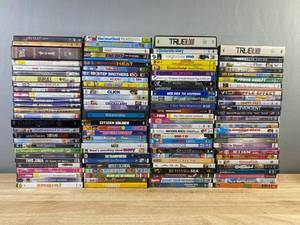 120 DVD Movie Collection - The Lord of the Rings The Two Towers, Game of Thrones, Borat, Despicable Me 2, The Bourne Ultimatum, The Back-Up Plan C