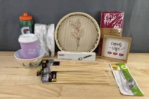 Mickey Mouse, Gatorade & Cupids Cafe Kitchen Accessories Mixed Lot - Brand New