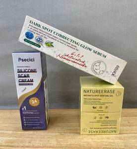 Psecici, Eelhoe & Natureerase Skincare Mixed Lot - Brand New